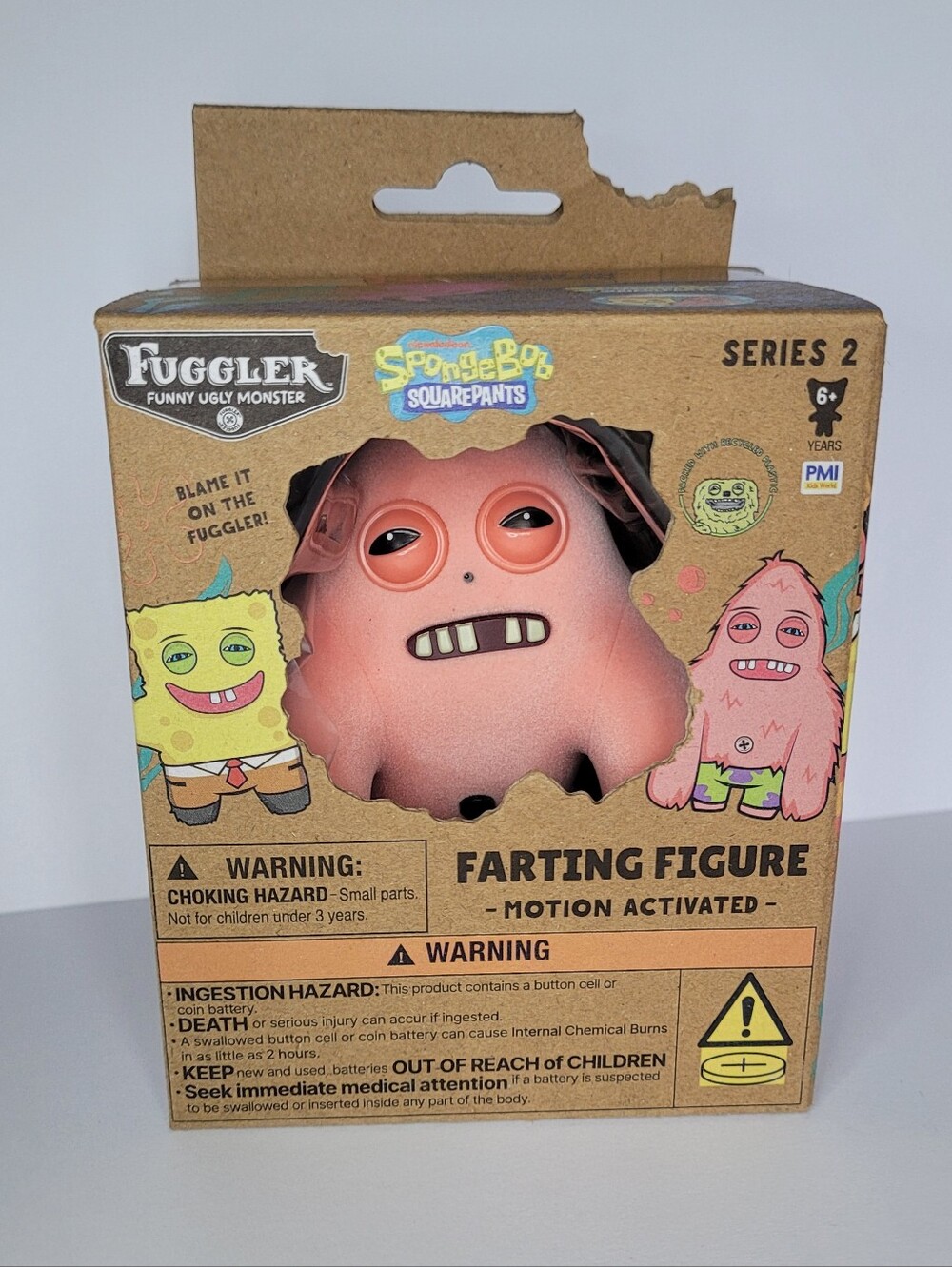 Fuggler x SpongeBob Patrick Star Farting Figure Series 2 NIB